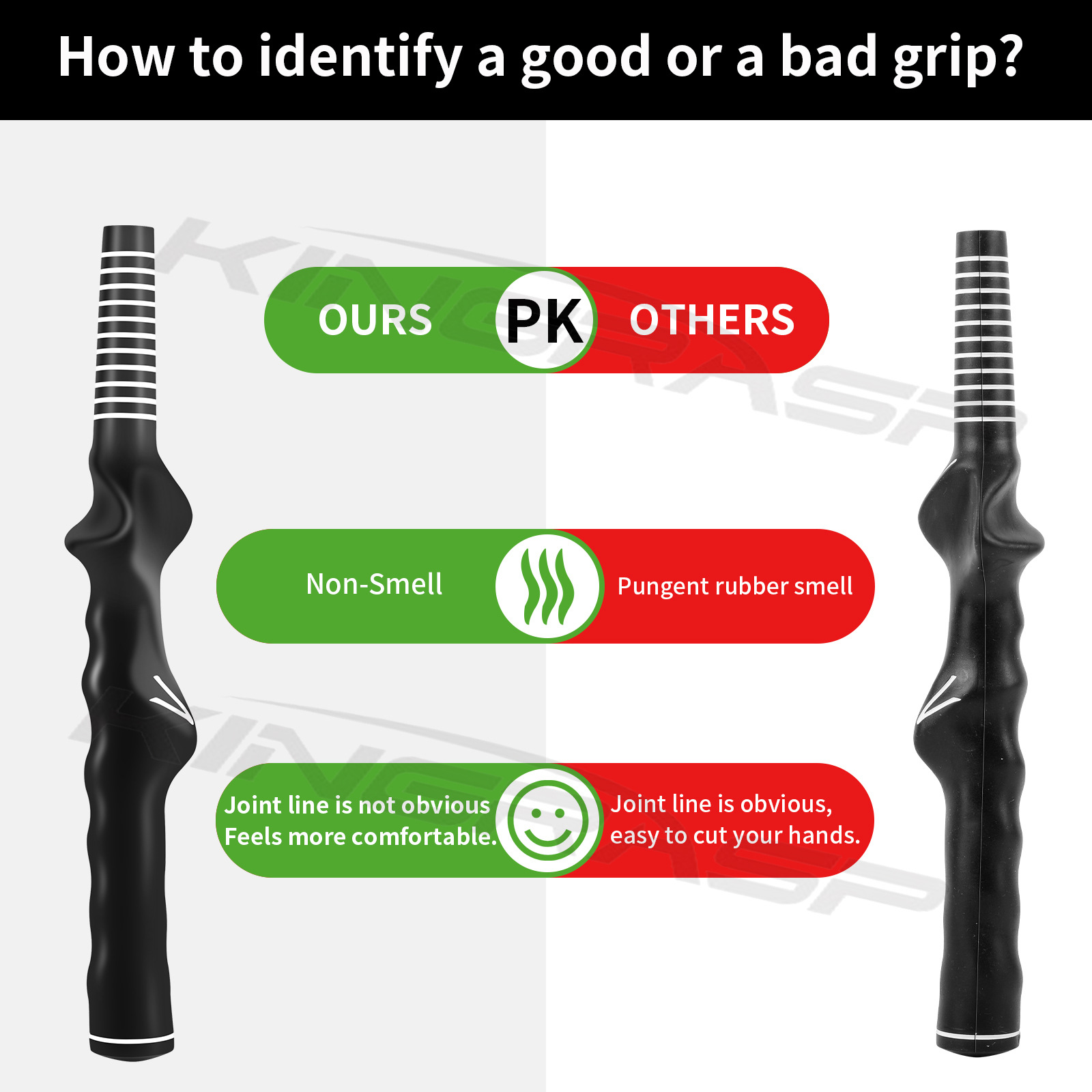 Manufacturers wholesale golf rubber grip left and right hand swing exerciser practice tools to correct hand grip