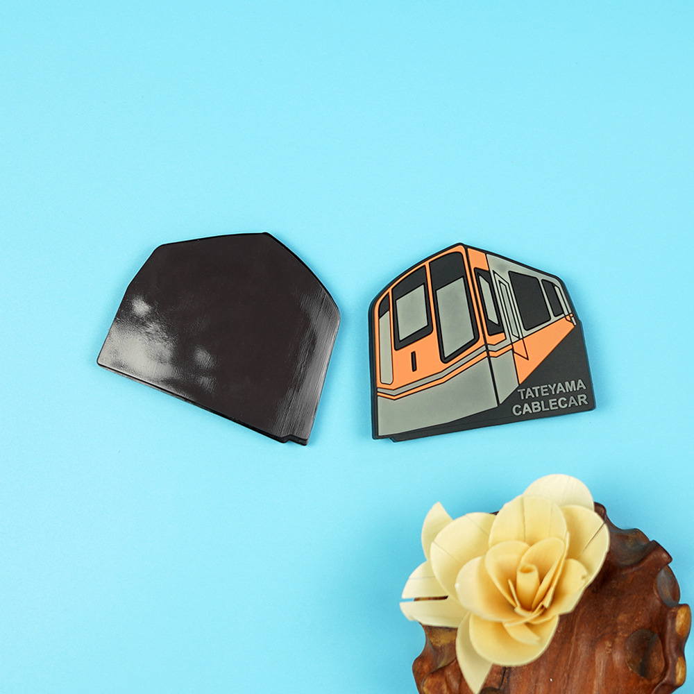 Factory cartoon creative 5.7*6.7cm locomotive refrigerator office computer stickers accessories