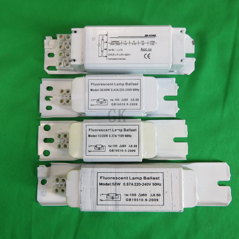 110V/220V Marine Fluorescent Lamp Inductive Ballast T8 Fluorescent Lamp Inductive Ballast 20W/30W/40W
