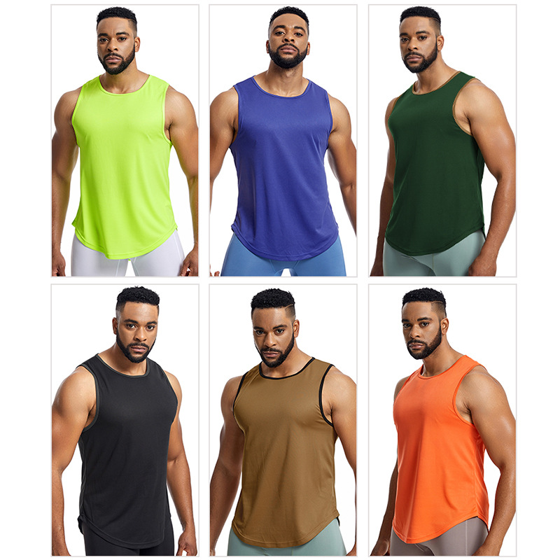 Silk Tutu Sportswear Quick-Drying Vest Men's Summer Loose Large Size Fitness Clothing Mesh Running Basketball Vest