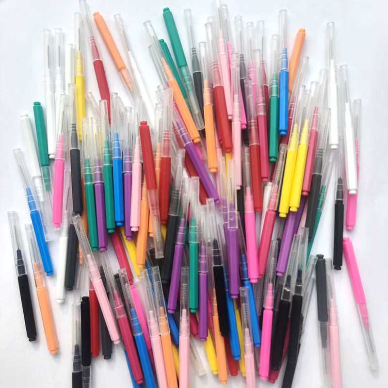 Factory Wholesale L-Shaped Interdental Brush Cross-Border Disposable Dental Cleaning Brush Toothpaste Pencil-Shaped Interdental Soft Bristle Brush for between Teeth and Eyebrows