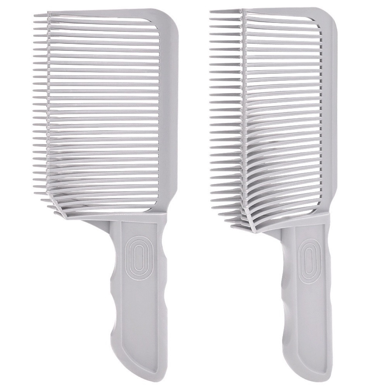 CestoMen Hair Salon Long-handled Clipper Comb Men's Styling Flat Comb Curved Push Edge Hair Comb Gradient Positioning Comb