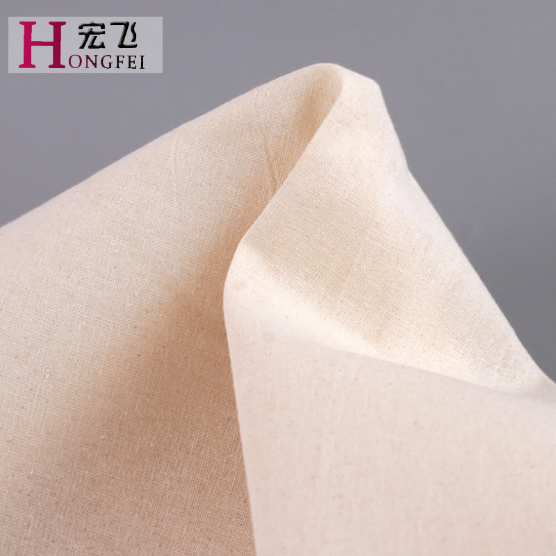 Manufacturer Wholesale Gray Cloth Pure Cotton White Cloth Thickeneded Gray Cloth Clothing Vertical Cotton Cloth Design Pattern Making Cotton Cloth White Gray Cloth