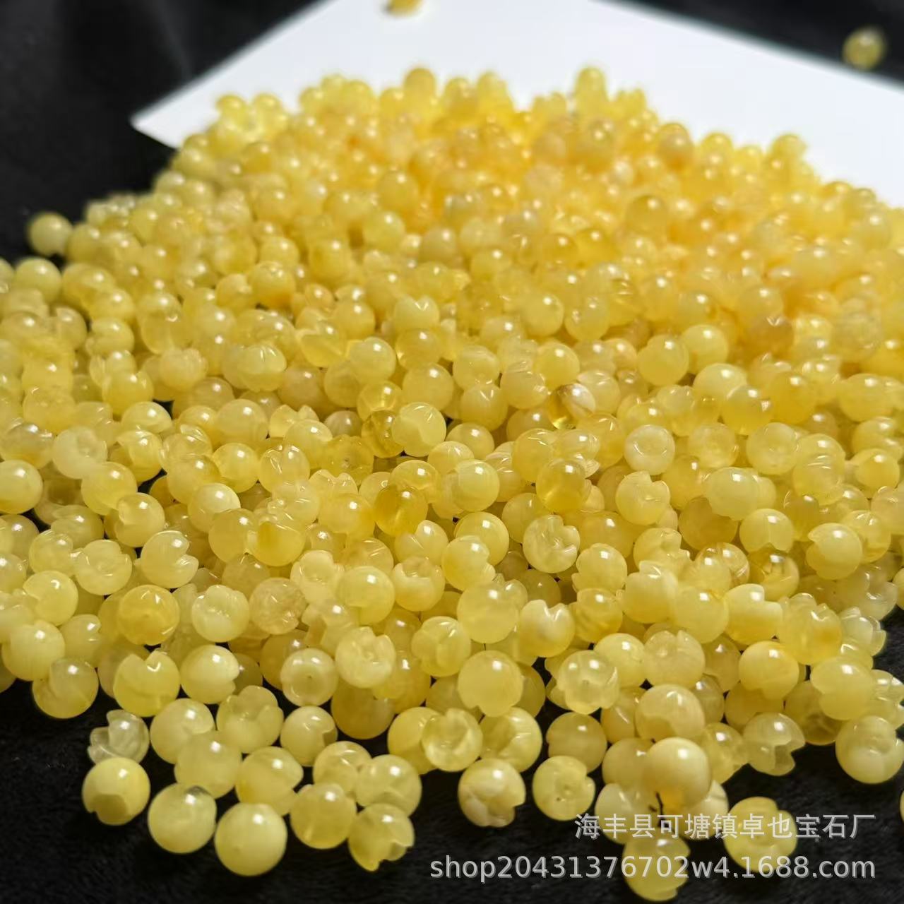 Raw Ore Beeswax Osmanthus Xiaohongshu DIY Finely Carved Full Honey Standard Small Flower Accessories Wholesale Source