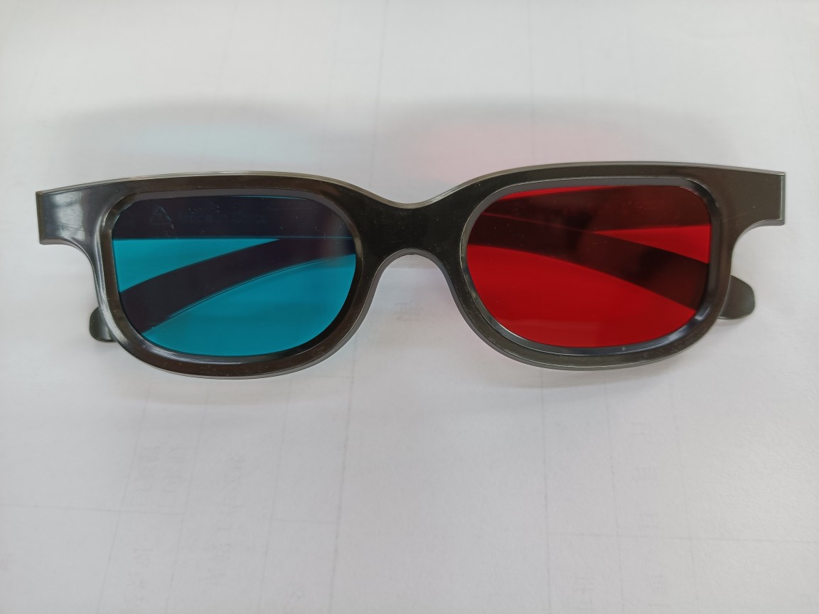 Оптовые 3D очки для взрослых красного и синего цвета