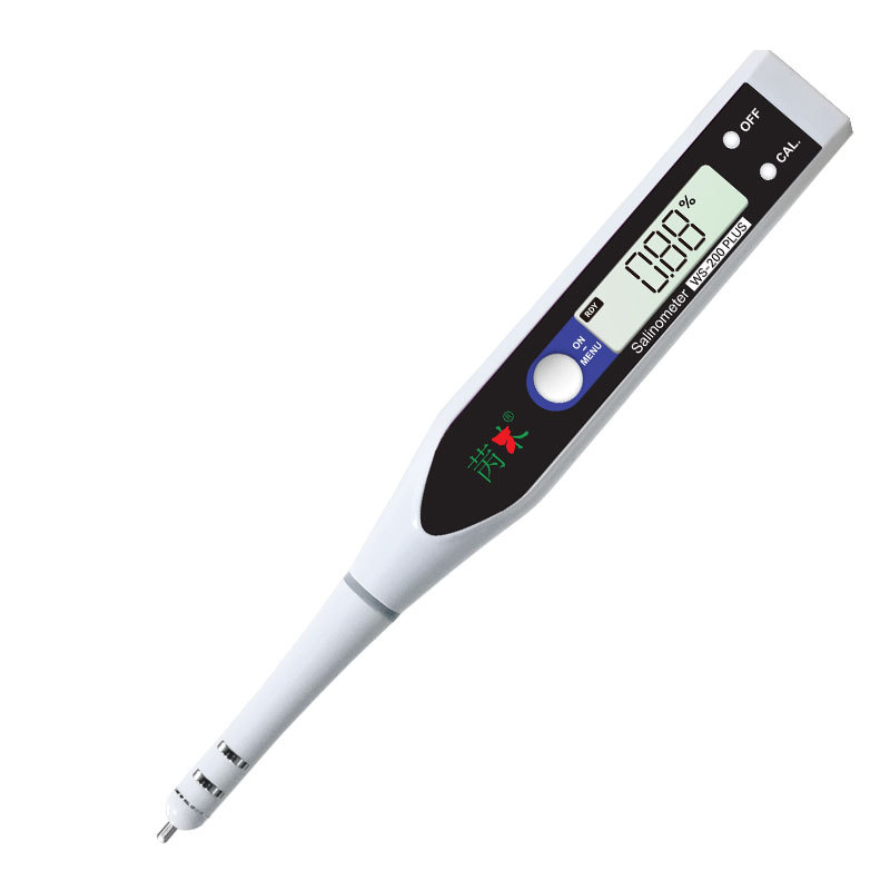 Sugimoto Salinity Meter Ws-200Plus Manufacturer Wholesale Salinity Meter Salt Concentration Meter Concentration Meter High-Precision Digital Display