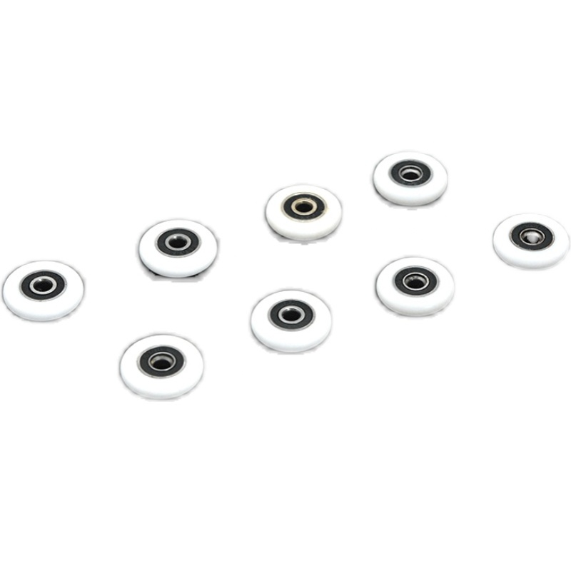 Xyt old-fashioned shower room pulley large flat wheel arc sliding door hanging wheel bathroom glass sliding door roller