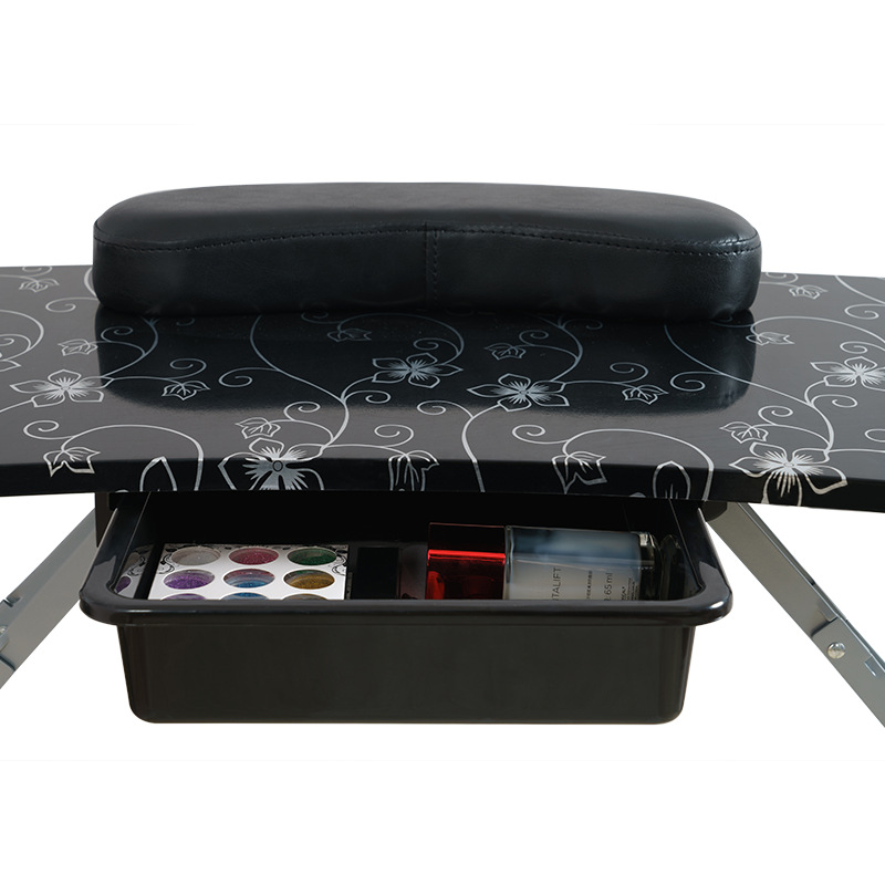 Wholesale full set manicure beauty table size small folding nail table portable nail table can be processed MT-017F