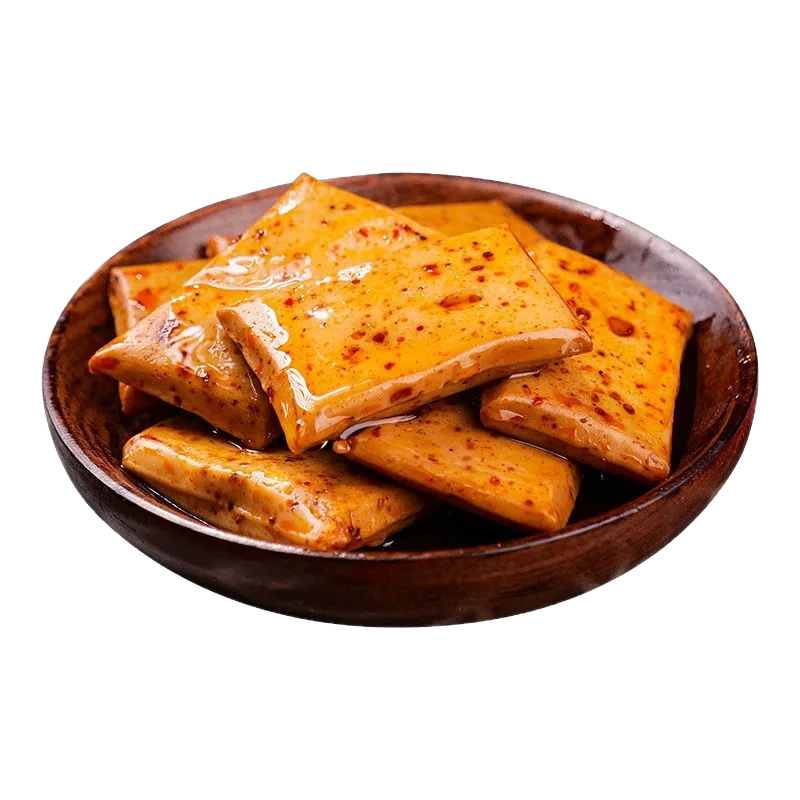 Spicy Dried Bean Curd in Bulk Instant Dried Bean Curd Fish Tofu Independent Small Package Internet Celebrant Leisure Snacks Whole Case Wholesale