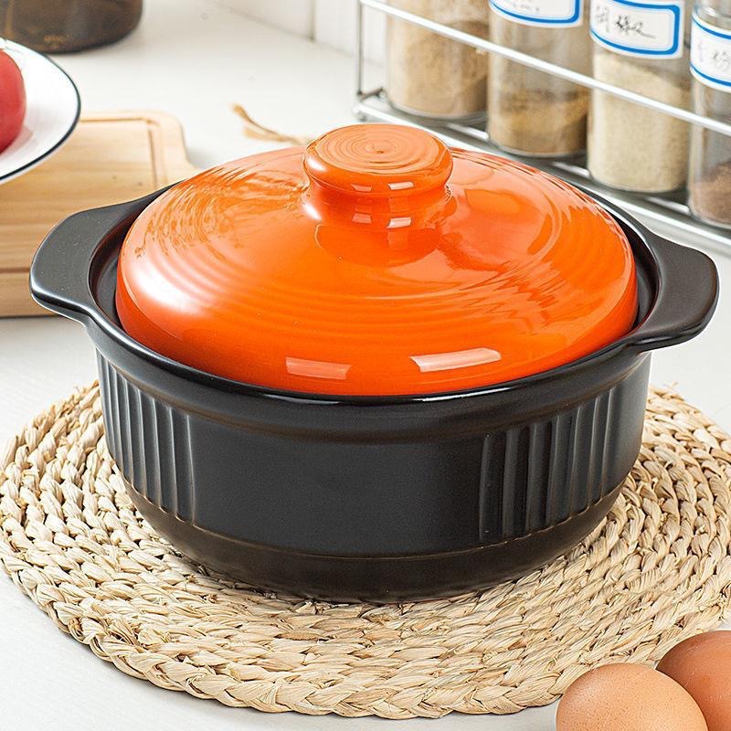 Kangshu Casserole High Temperature Resistant Stew Pot Japanese Style Household Soup Pot Open Fire Direct-burning Ceramic Pot Large Capacity Soup Pot Stone Pot