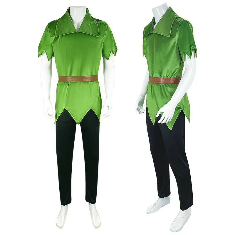 Костюм Питера Пэна для мужчин и женщин на Хэллоуин, косплей для вечеринки