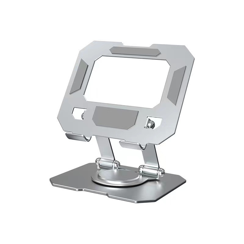 Desktop Tablet Alloy Stand, Foldable, Rotatable, Portable, Adjustable Height, Cooling, Height-Increasing, Dedicated for iPad