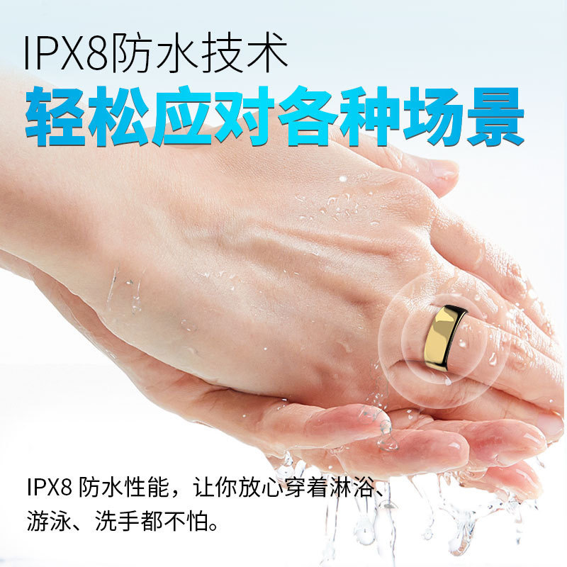 Cross-Border New Smart Ring Tk5 Couple Model Heart Rate Blood Oxygen Blood Pressure Sleep Monitoring Temperature Multi-Functional Sports