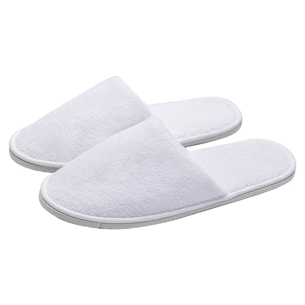 Disposable slippers hospitality hotel wholesale non-slip portable travel disposable slippers 10 pairs