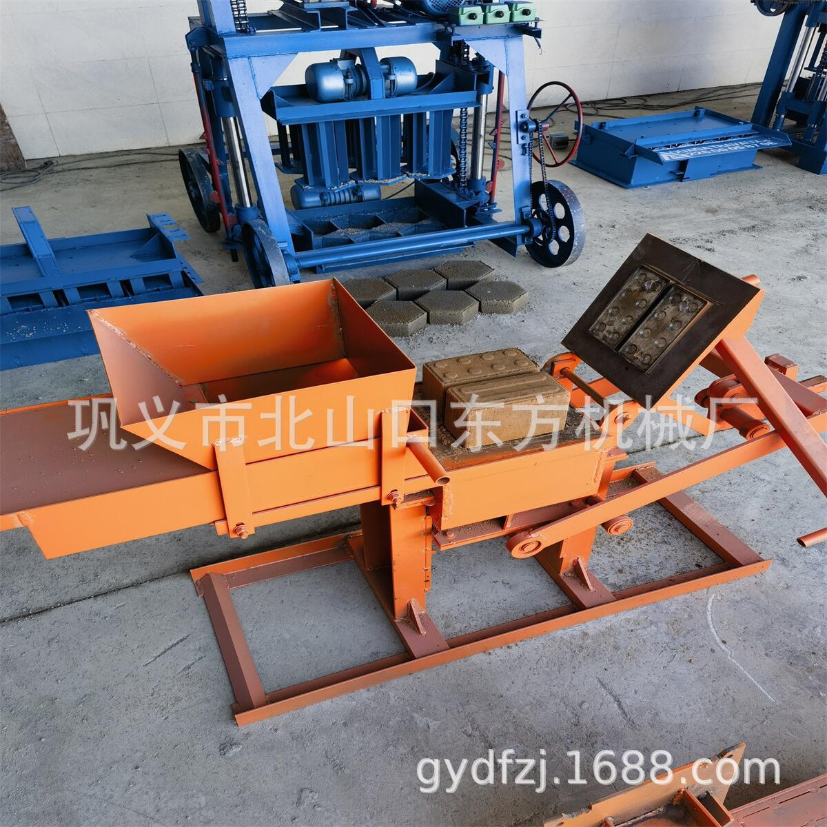 Hot Sale African Clay Brick Machine Manual Building Block Earth Brick Machine Hand Pressure Lego Earth Machine Save Labor