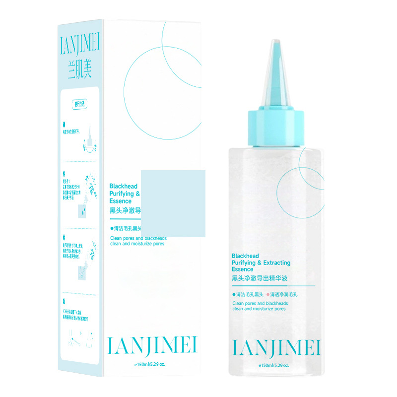 Lanji Blackhead Exporting Liquid Shrinks Pores Deep Cleansing Gentle Non-Irritating Oil Control Cleansing Acne Blackhead Remover Water
