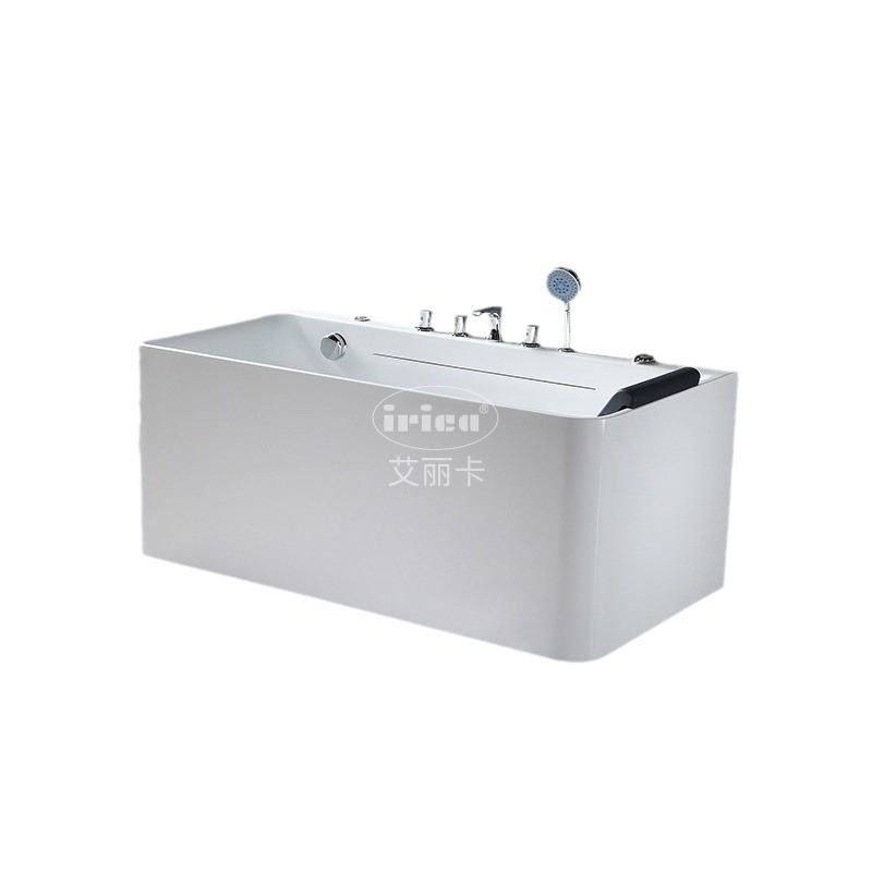 Acrylic Surfing Massage Constant Temperature Heating Adult Freestanding Hotel Engineering Home Insulation Small Apartment Bathtub Basin