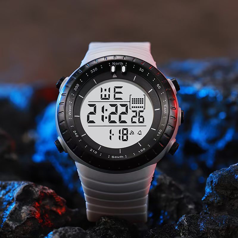 Watches Cross-Border Outdoor Sports Electronic Watch Dial Personalized Waterproof Men's Foreign Trade Amazon Men's Large Electronic Watch