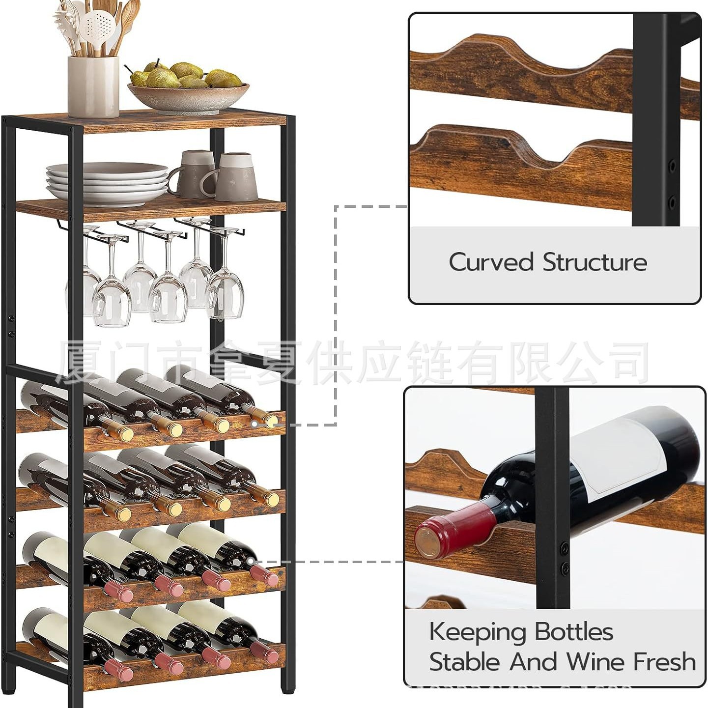 Напольная подставка для вина, подставка для чашек, витрина, подставка для хранения воды, вместительная подставка, новинка