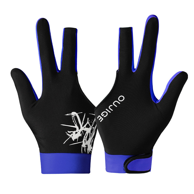 Professional Billiards Gloves, Light and Breathable Three-Fingered Snooker Non-Slip Game-Specific Silky Gloves