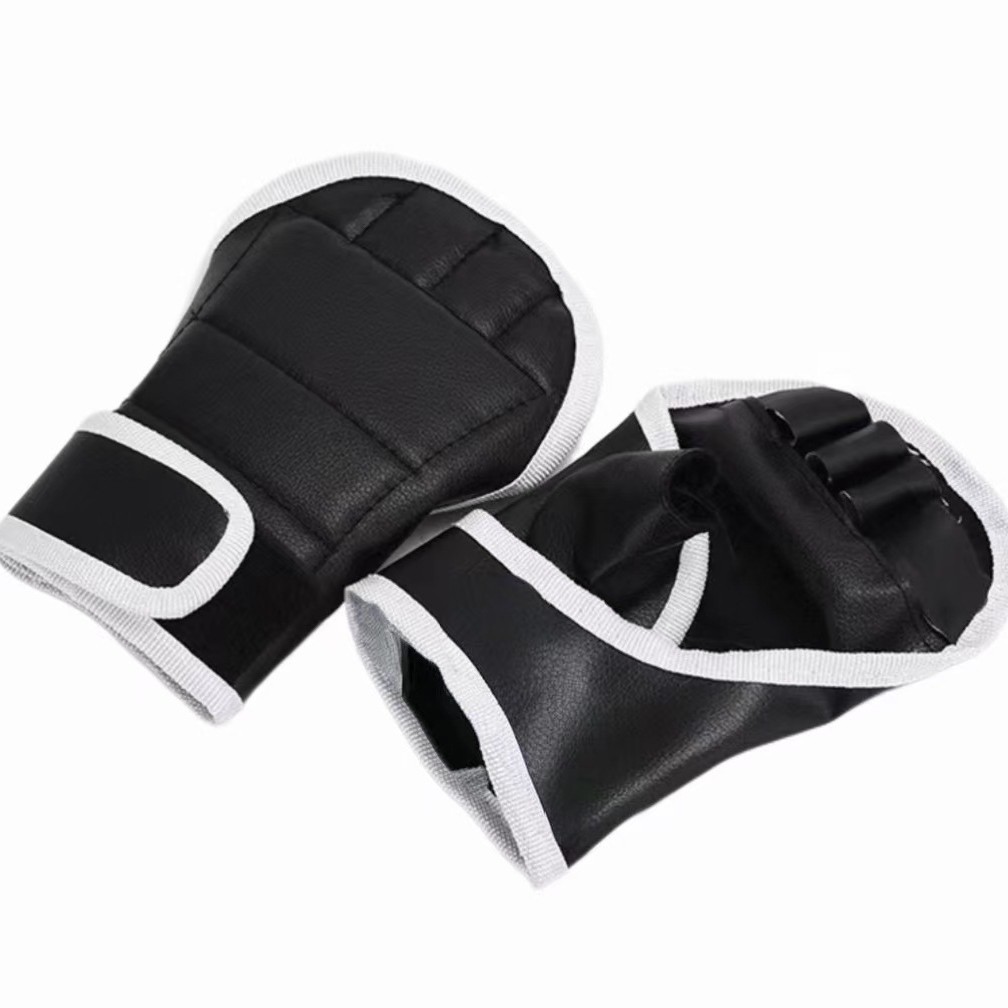 Adult Children's MMA Half Finger Boxing Gloves Thickened Sanda Fitness Sandbag Fighting Fighting Finger Leakage Knuckles