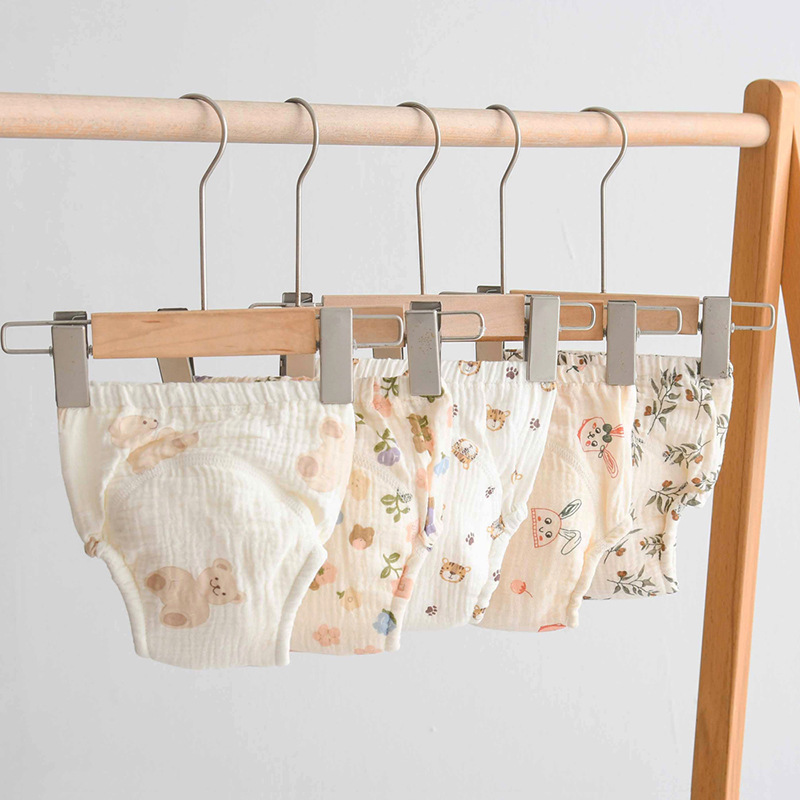 Корейская версия тренировочных трусиков из марли, водонепроницаемые, подгузники категории A