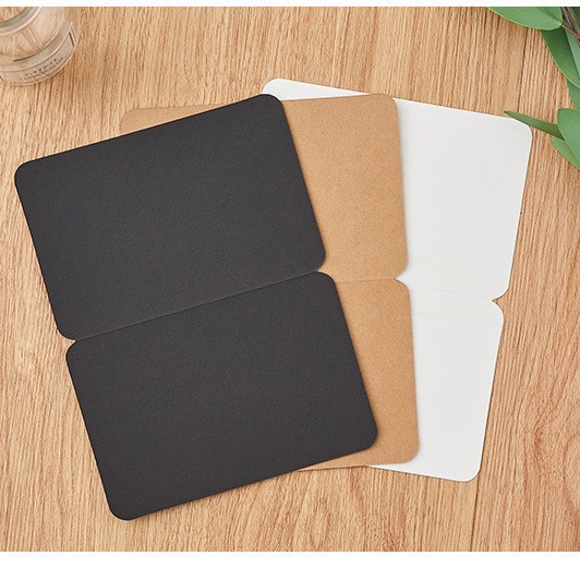 Color Cardboard Simple A4 Cardboard Tearable Line Amazon Loose-leaf Hand Account Material Plaid Greeting Card Folded Envelope