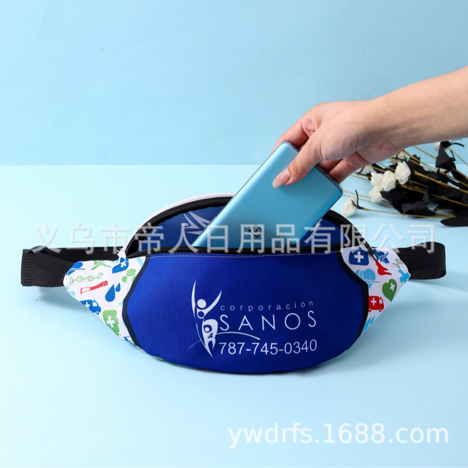 Waist Bag Advertising Waist Bag Oxford Cloth Waist Bag Source Factory Printed Logo