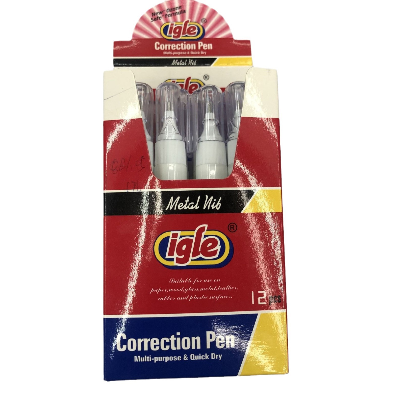 igle correction fluid quick-drying correction fluid personality correction pen correction pen correction pen pen shape correction fluid