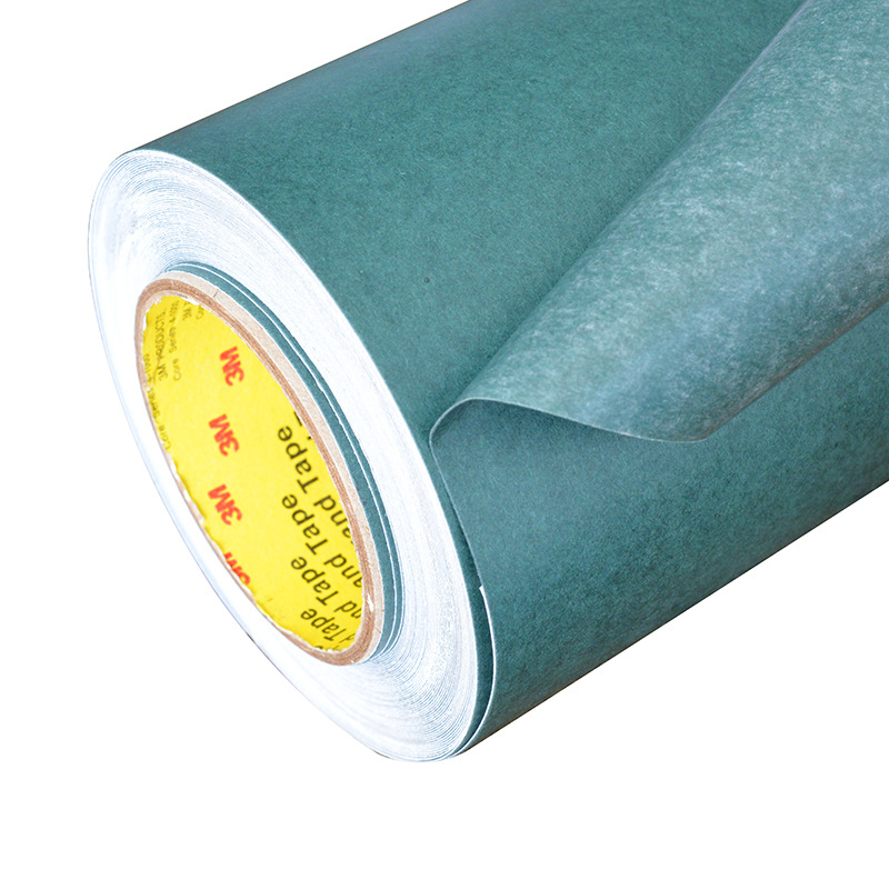 Green Silk paper gasket single-sided adhesive 18650 insulation fast-cut paper flame retardant film 32650 green shell paper die-cutting stamping