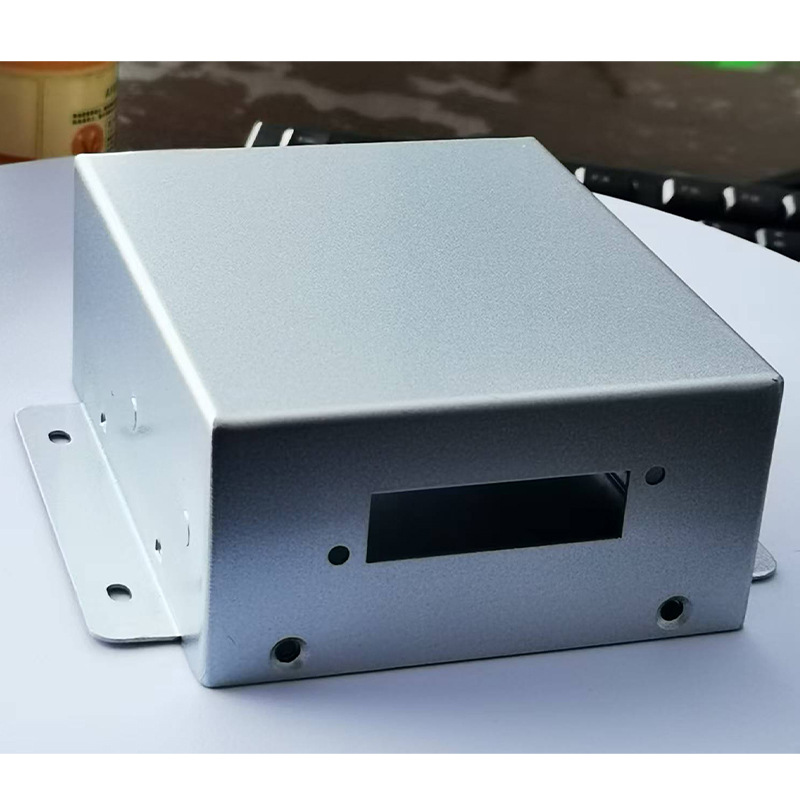 Power Filter Housing, Two Terminal Ports and Three-Phase Three-Wire Port, Silver Spray Paint Surface, Any Size to Choose from