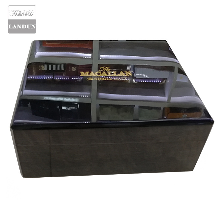 Source Manufacturer's Painted Cigar Box Can Be Made into Piano Paint Wooden Box Cigar Moisturizing Storage Box Pe Paint Density Board Wood