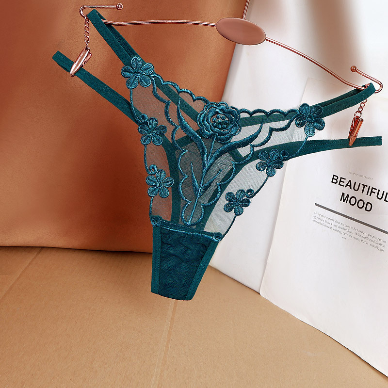 Yan Beiwei женское сексуальное нижнее белье с очаровательной изысканной вышивкой, комфортные дышащие трусики большого размера 114