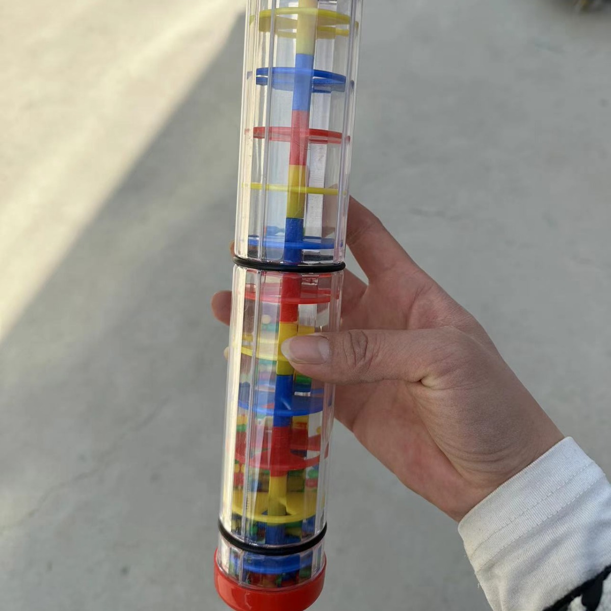 Orff Musical Instrument 4 Section Rainfall Sound Tube Multi-Size Optional Children's Plastic Mould Sound Tube Musical Instrument Rainfall Sound Tube