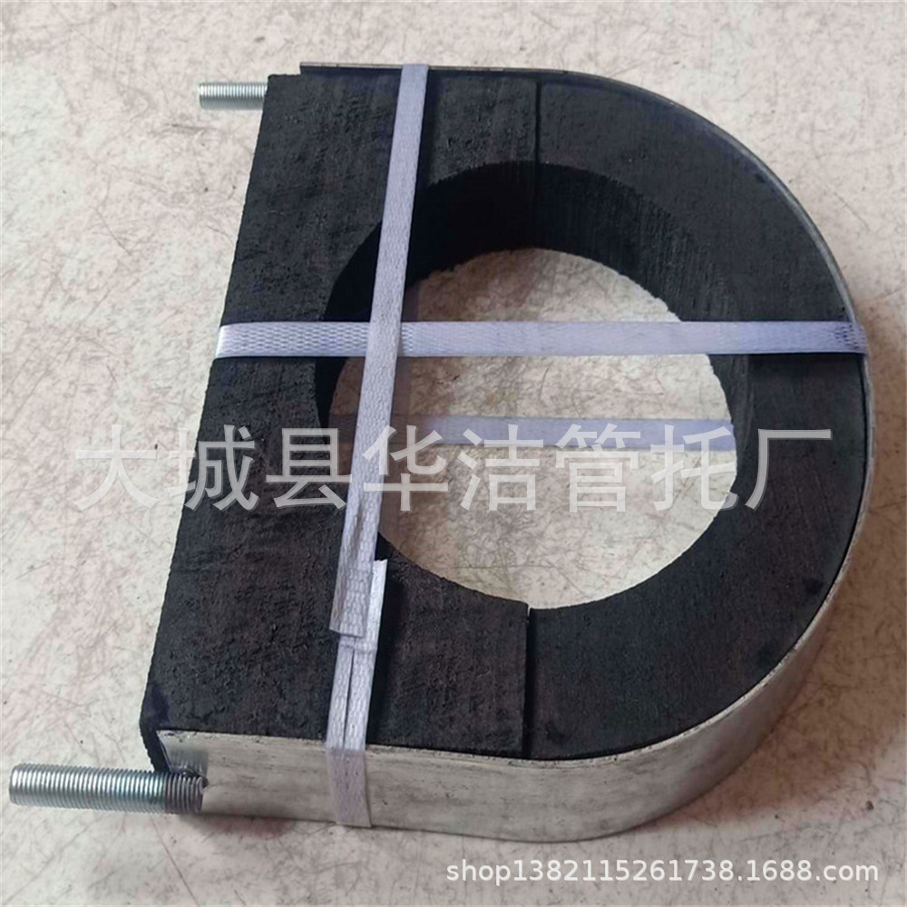 Round Drag Code Square Wooden Pipe Support Cold Insulation Pad Air Conditioning Hot and Cold System Water Pipe Pipe Wooden Support