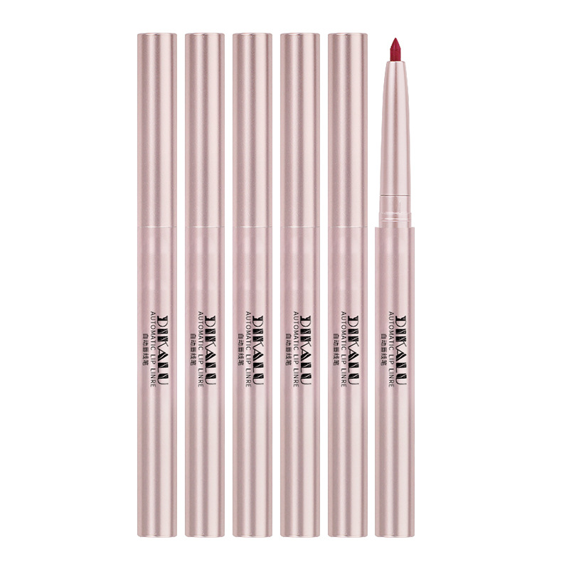 Dikalu Automatic Lip Liner Rotating Women's Matte Long-Lasting Recommended Lip Shape Lipstick Moisturizing Whitening