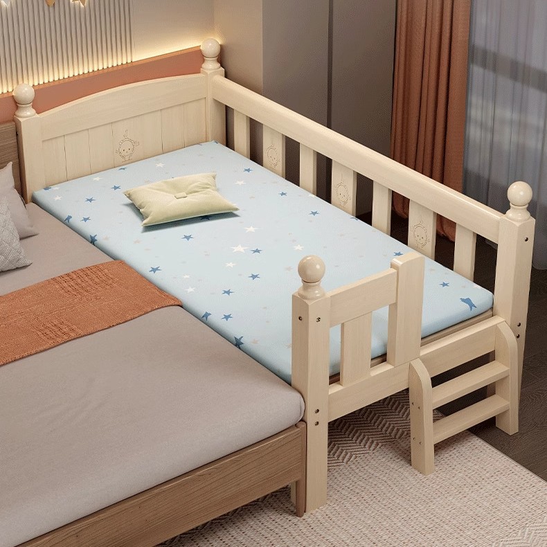 Splicing Bed Children's Bed Single Bed Seamless Connection Baby Crib Seamless Connection Magic Large Bed Widened Bedside Bed