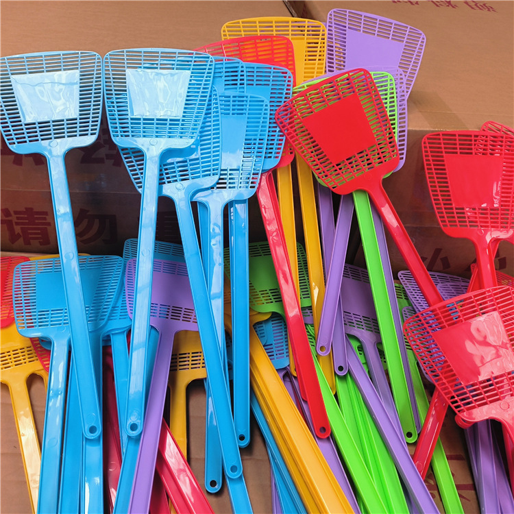 Plastic Fly Spatter Household Thickened Long Handle Daily Supplies Mosquitoes, Flies, Insect Spatter Drainage Gift Printable Logo