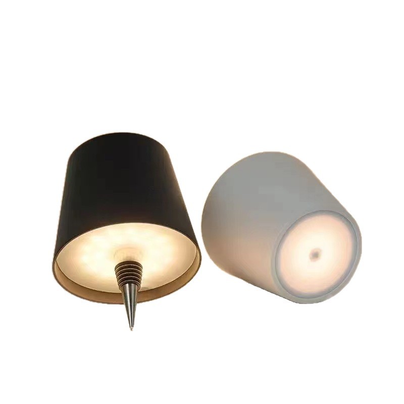 Cross-Border Nordic Wine Bottle Lamp Restaurant Creative Wine Head Lamp Embedded Clear Bar Restaurant Removable Charging Rgb Tone