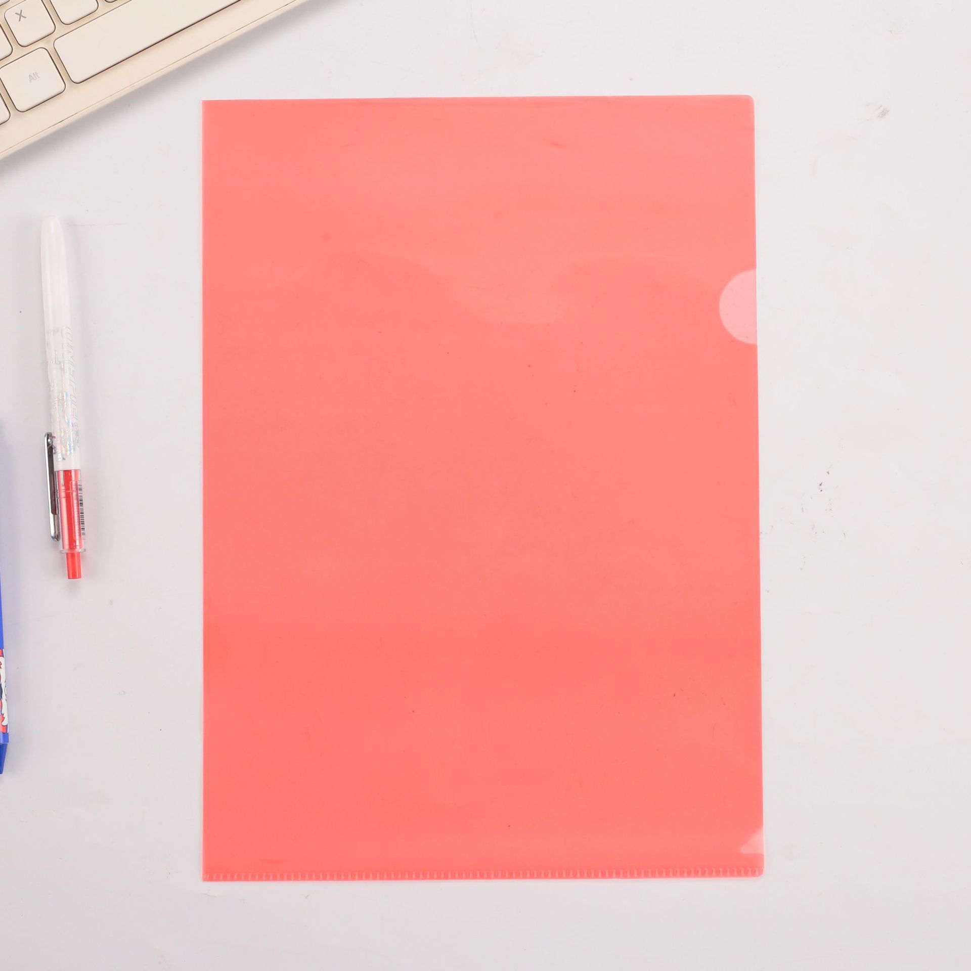 Printing A4 A5 transparent folder color L-shaped single folder PPL folder storage folder printing advertising logo