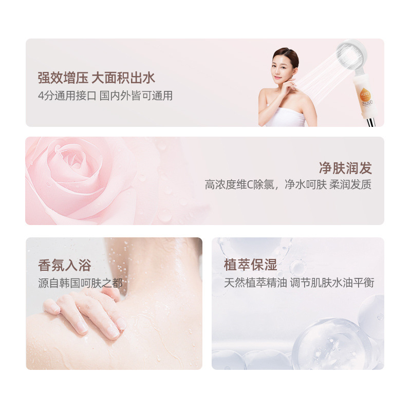 Fragrance shower pre-filter household tap water dechlorination beauty nozzle pp cotton filter element filter batch