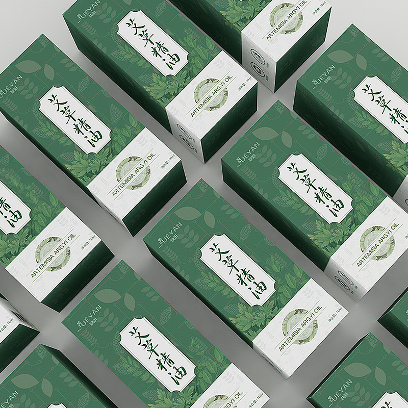 10ml Artemisia argyi grass body massage massage essential oil rose plant ginger scraping rose ginger compound oil wholesale