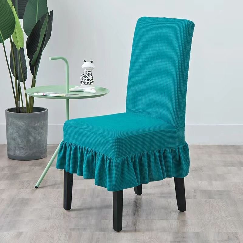 Wholesale Four Seasons Universal Hotel Chair Cover Skirt Chair Cover Universal Stretch Thickened Dining Table Chair Cover Household Seat Cover
