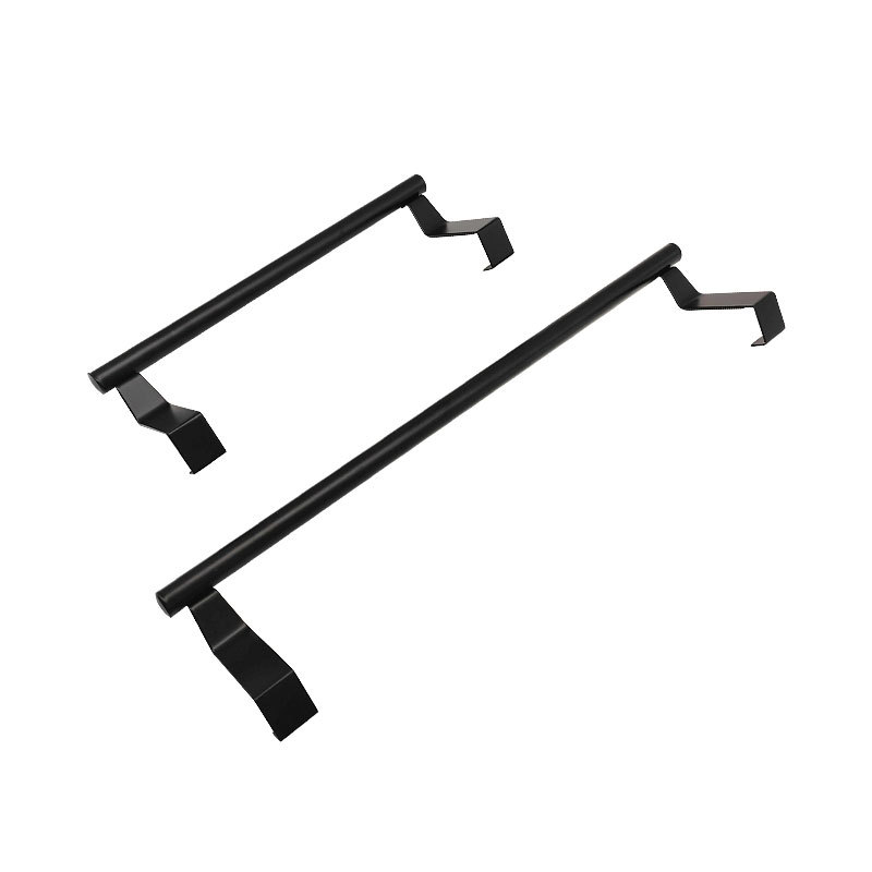 Factory in stock Stainless Steel Telescopic Towel Rack Kitchen Punch-free Towel Bar Cabinet Door Back Type Rag Rack