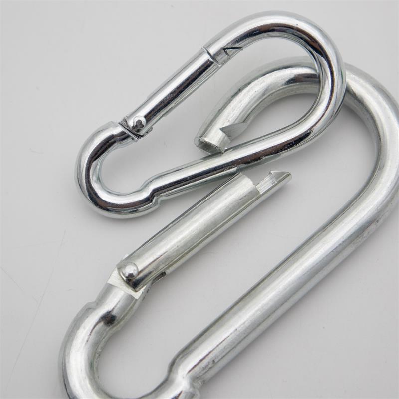 Customized Factory Direct Sales Spot Outdoor Mountaineering Safety Buckle Insurance Hook Spring Hook Hardware Accessories Rigging Load-Bearing