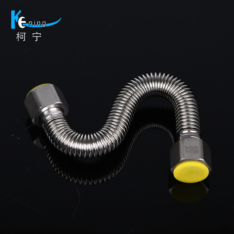 Manufacturer Seamless Welded Corrugated Pipe 4 Points 304 Stainless Steel Corrugated Pipe High Pressure Water Inlet Pipe Hose Metal Hose