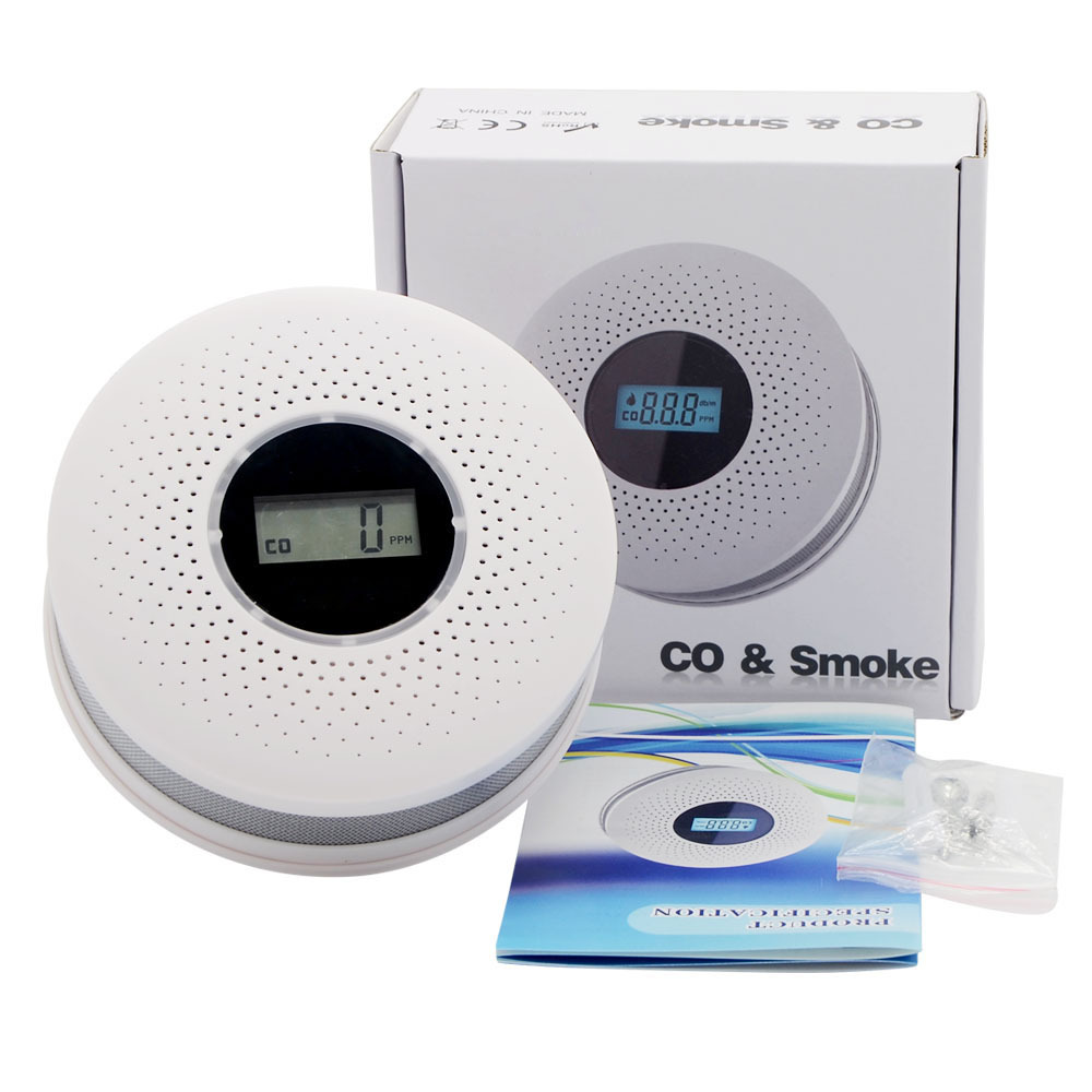 Jkd-512 Export Model Alarm Co Smoke Composite Alarm Smoke Carbon Monoxide Composite Alarm