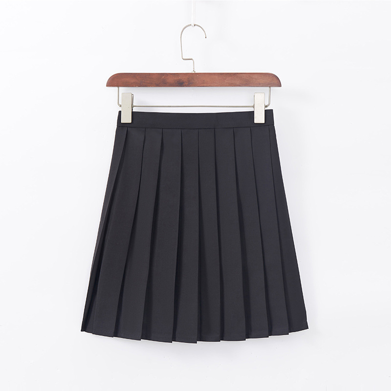 Manufacturer Supplies Black Three Jk Uniform Short Skirt Suit Long-Sleeved Japanese Style Orthodox Basic Sweet Suit Preppy Style