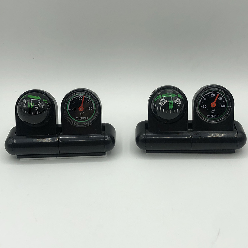 Car-mounted multi-purpose compass thermometer Compass Car instrument panel direction 288-5 Chinese and English