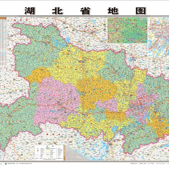 Provincial map factory direct wholesale new genuine film waterproof China world map crease-free delivery